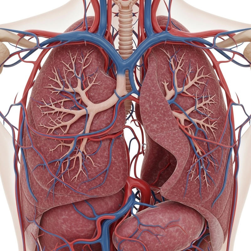 Human Lung Blood Vessels: Hyper-Realistic Anatomy Human Lung Blood Vessels: Hyper-Realistic Anatomy