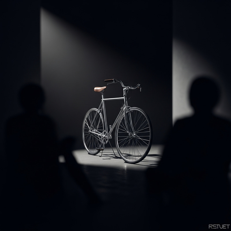 Mystical Bicycle in a Dark Setting Mystical Bicycle in a Dark Setting