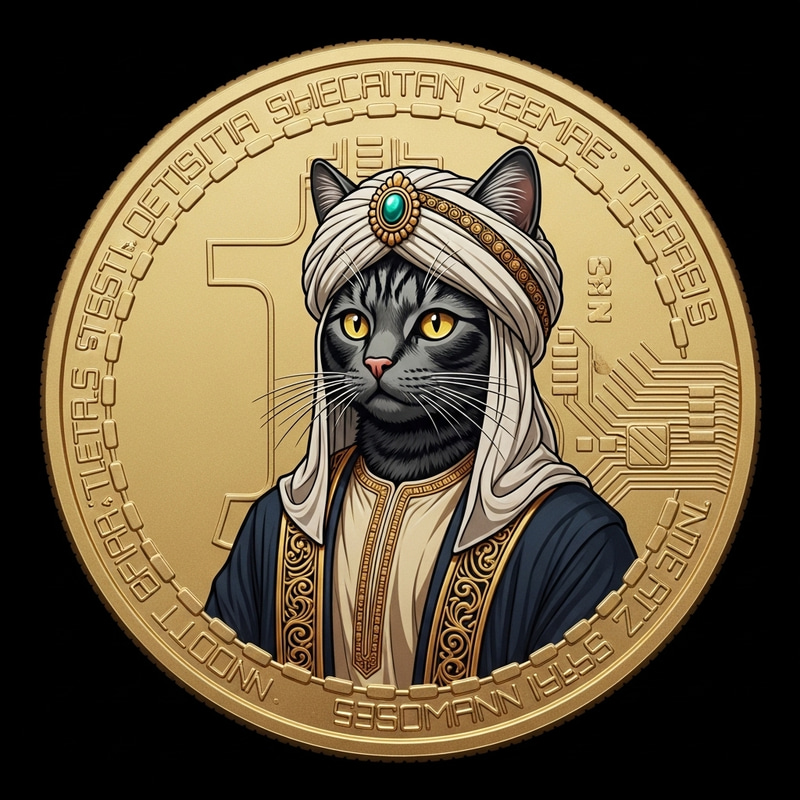 Sheikh Cat Coin: Luxury Cryptocurrency Design Sheikh Cat Coin: Luxury Cryptocurrency Design