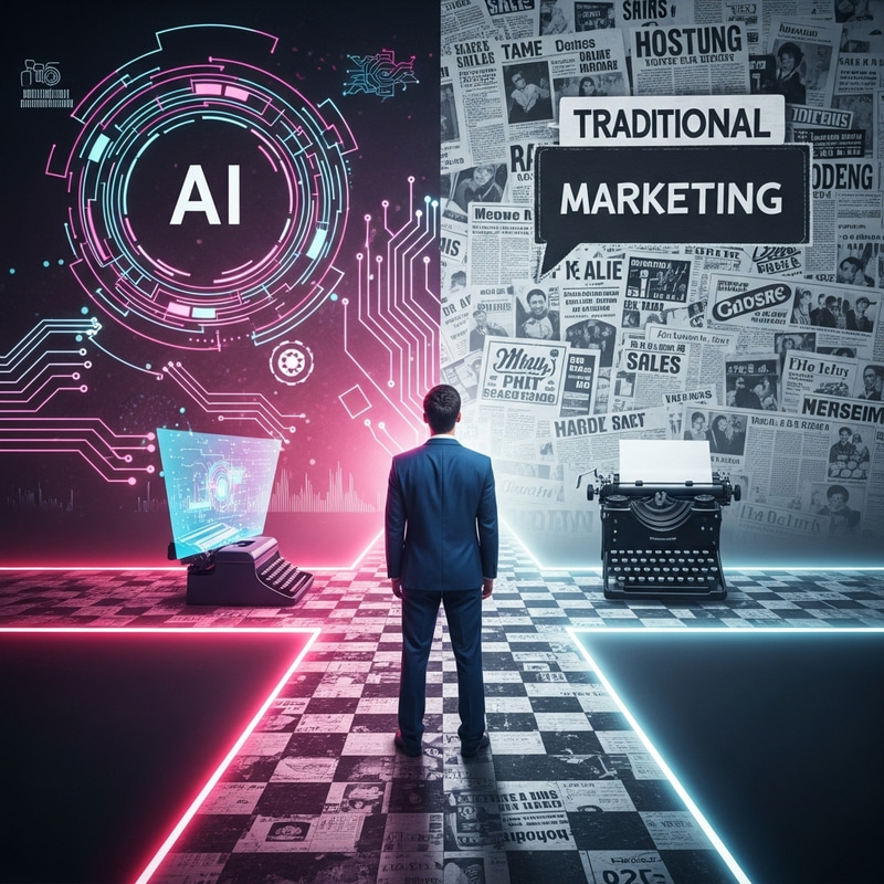 Future Possibilities: AI vs Traditional Marketing - Thought-Provoking Decision Future Possibilities: AI vs Traditional Marketing - Thought-Provoking Decision