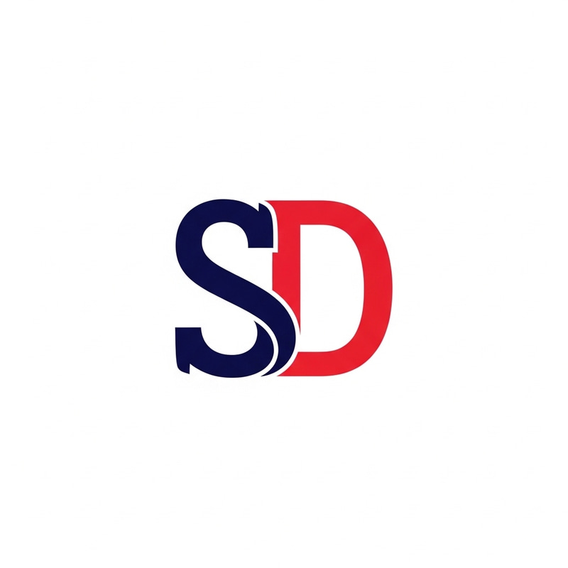 Creative SD Logo Design | Intricately Interwoven Letters Creative SD Logo Design | Intricately Interwoven Letters