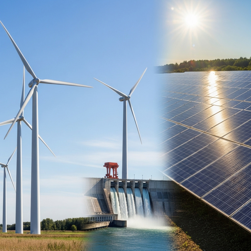 Renewable Energies: Wind, Solar, and Hydro Power Renewable Energies: Wind, Solar, and Hydro Power