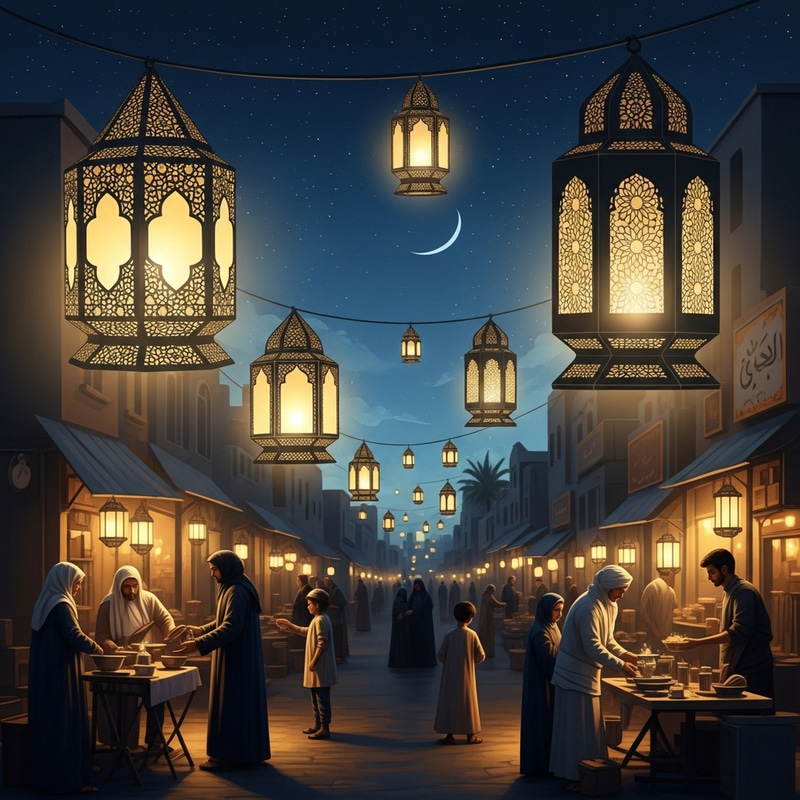 Ramadan Lanterns: Embodying Unity and Peace in the Streets