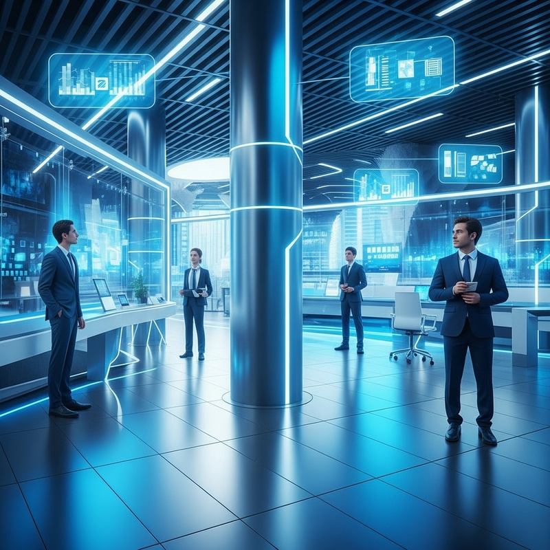 Futuristic Virtual Tours of Diverse Industries | High-Tech Office Building Photography