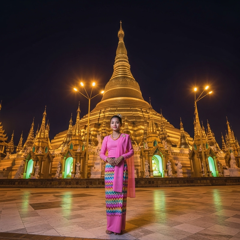 Cultural Heritage at Shwedagon Pagoda: Grace of Burmese Tradition Cultural Heritage at Shwedagon Pagoda: Grace of Burmese Tradition