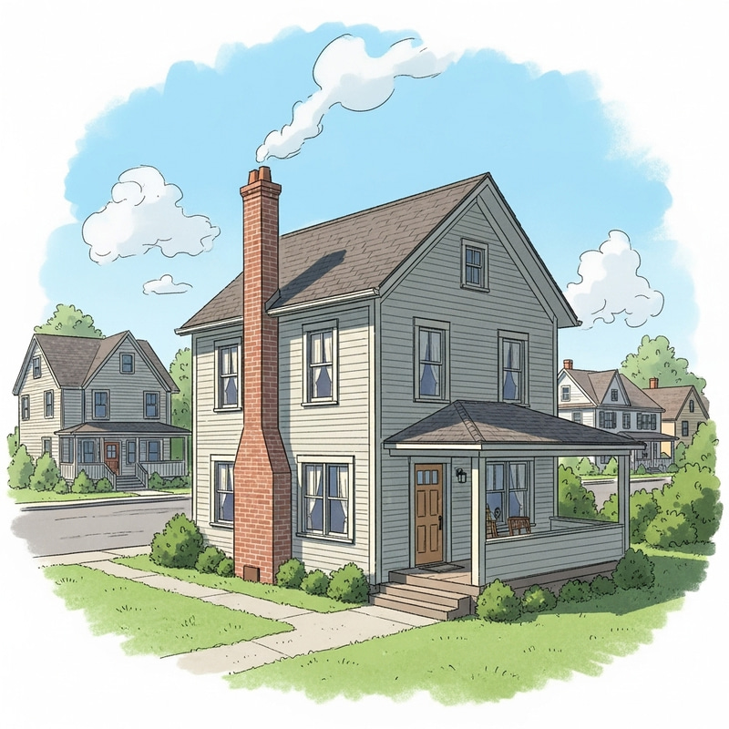Beautiful House Illustration