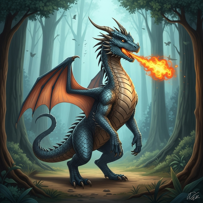 Dragon Dog: Majestic Fantasy Creature Dragon Dog: Majestic Fantasy Creature