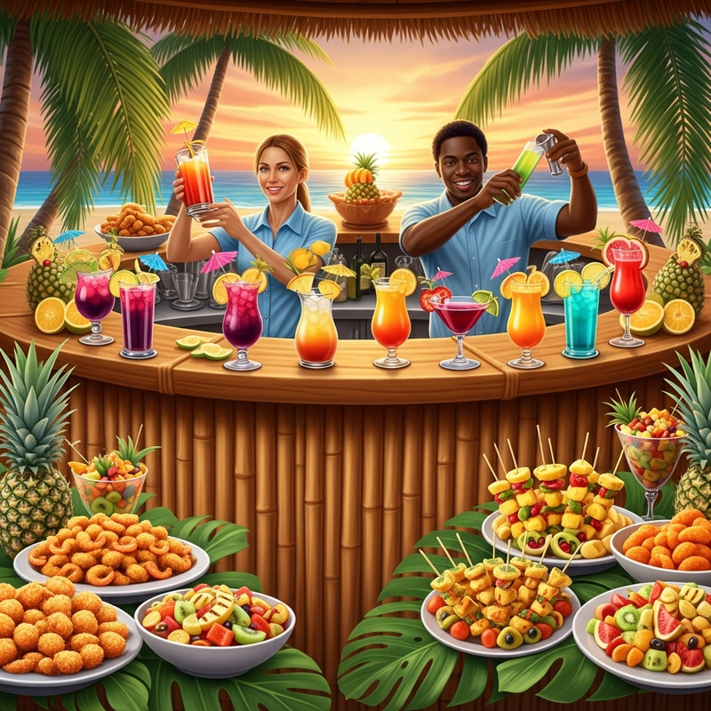 Tropical Drinks and Snack Bar Paradise Tropical Drinks and Snack Bar Paradise