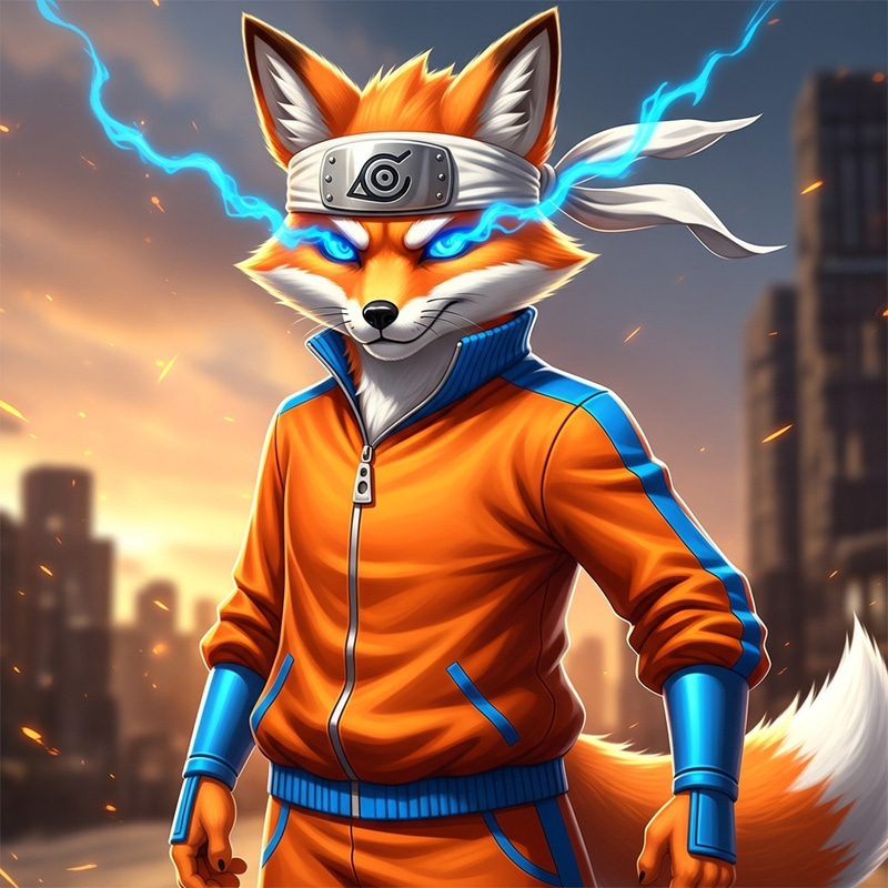 Naruto Uzumaki Fox - Legendary Ninja Spirit Character