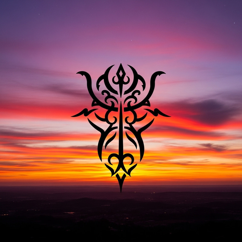 Colorful Sunset Abstract | Geometric Skies Artwork