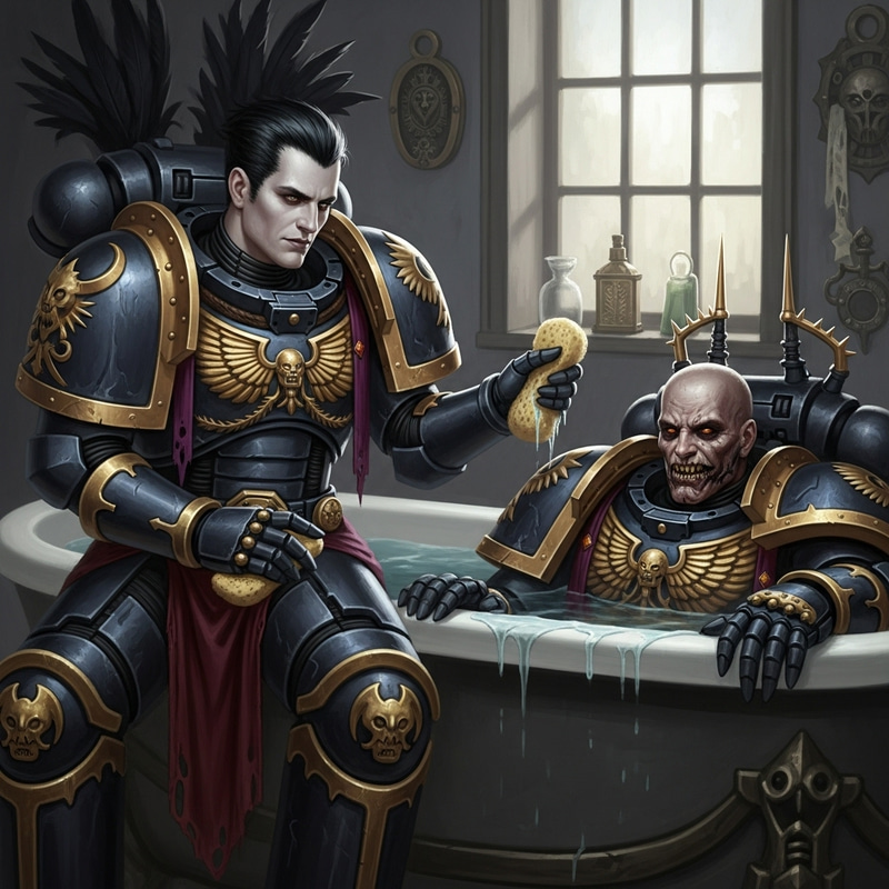 Primarch Corvus Corax Cleanses Night Lords' Konrad Kurze Primarch Corvus Corax Cleanses Night Lords' Konrad Kurze
