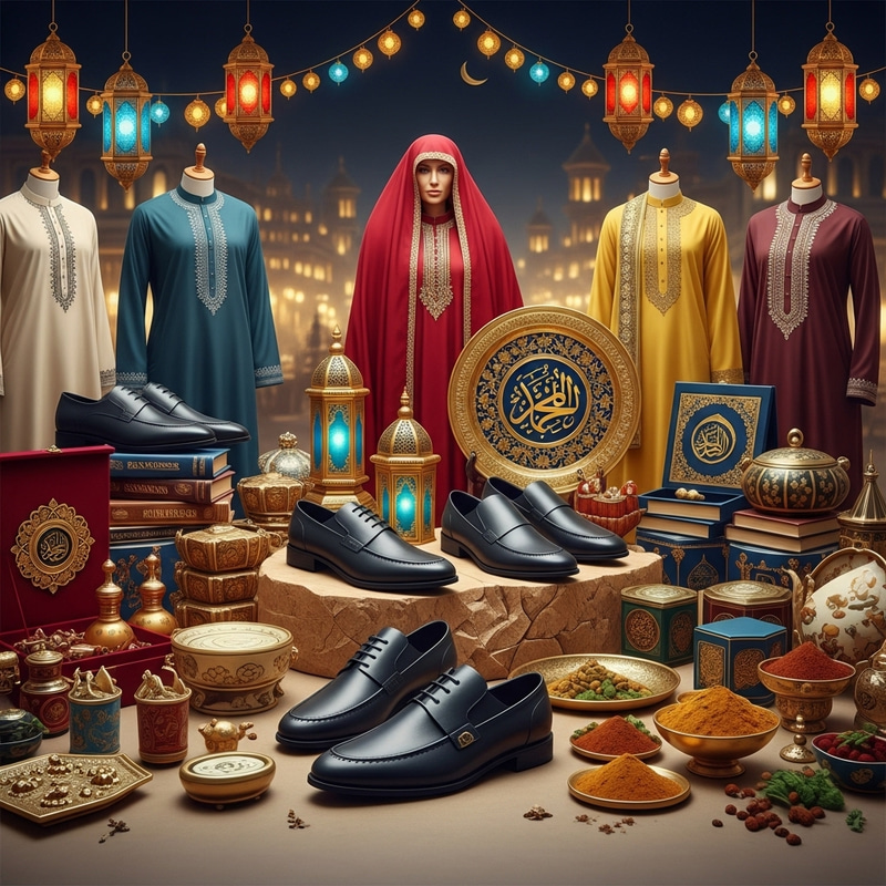 Ramadan Products: Clothing, Shoes, Gifts | Market Display Ramadan Products: Clothing, Shoes, Gifts | Market Display