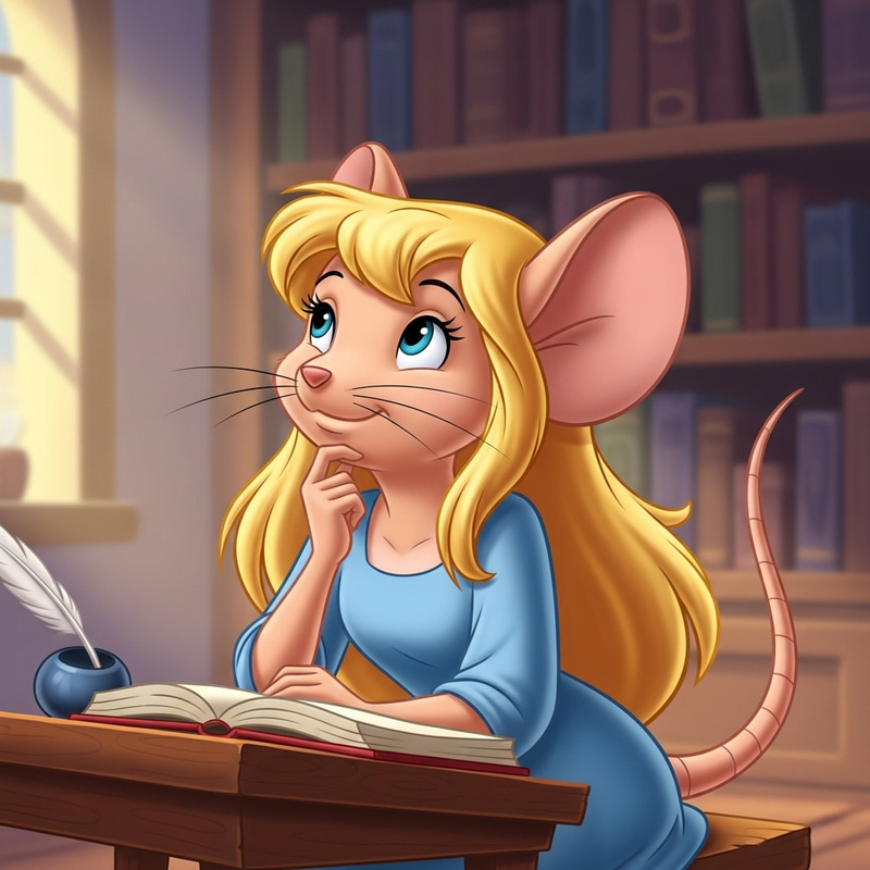 Gadget Hackwrench | Intelligent Mouse Girl with Blonde Hair Gadget Hackwrench | Intelligent Mouse Girl with Blonde Hair