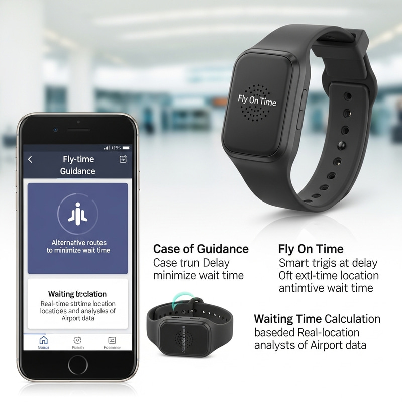 Fly On Time Smartband: Real-Time Tracking & Communication Solution Fly On Time Smartband: Real-Time Tracking & Communication Solution