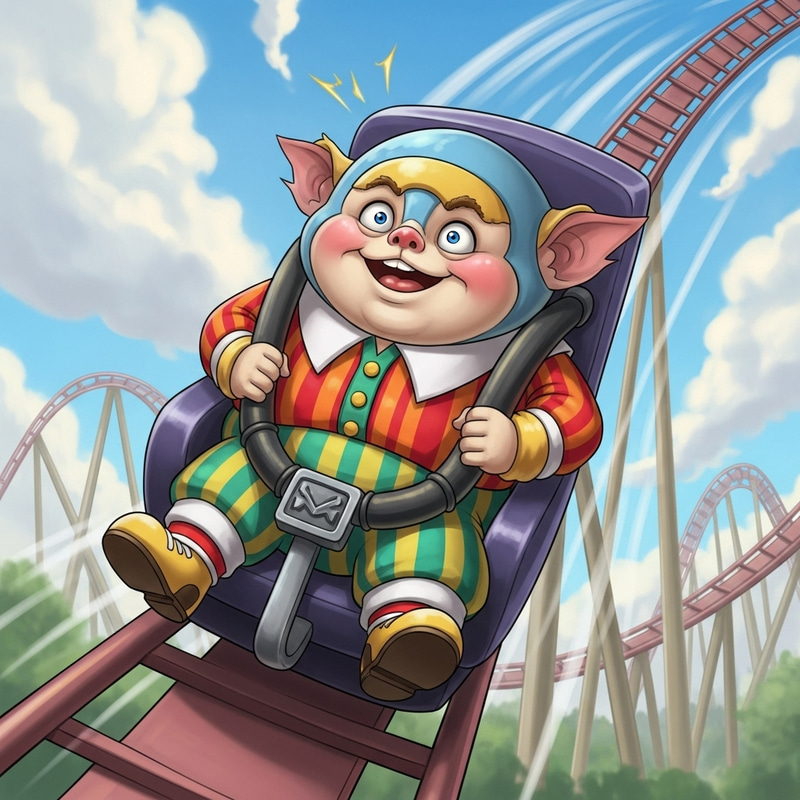 Thrilling Oompah Rollercoaster Ride