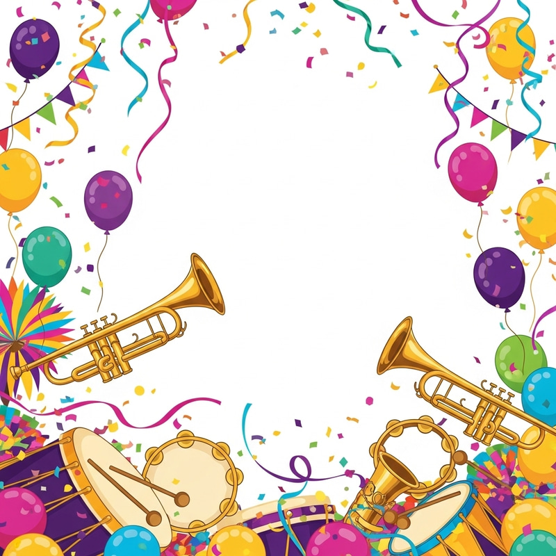 Vibrant Carnival & Mardi Gras Festivity