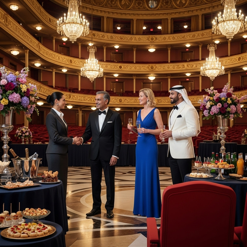 Luxury VIP Experience | Grand Auditorium Event with Distinguished Guests Luxury VIP Experience | Grand Auditorium Event with Distinguished Guests