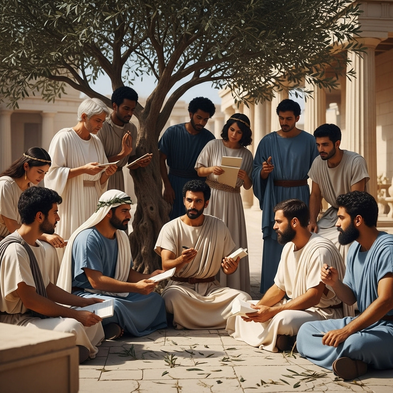 Stoic Philosophy Gathering in Ancient Greece Stoic Philosophy Gathering in Ancient Greece