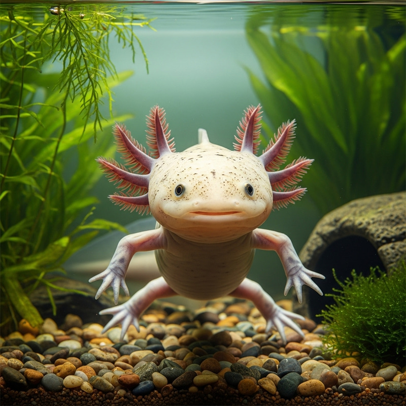 Ambystoma mexicanum Facts & Habitat | Axolotl Visual Guide Ambystoma mexicanum Facts & Habitat | Axolotl Visual Guide