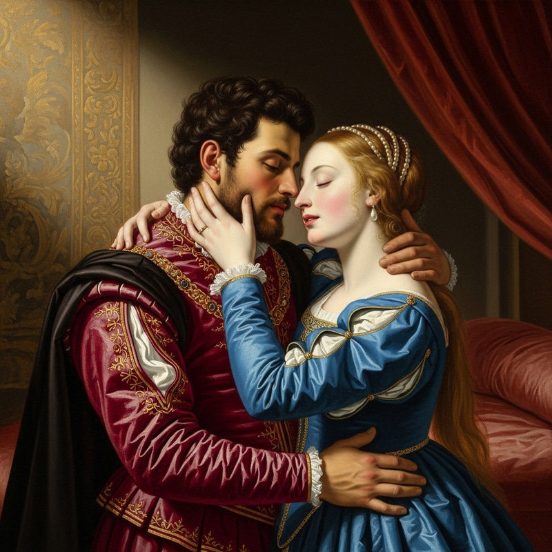 Passionate Embrace in Renaissance Art