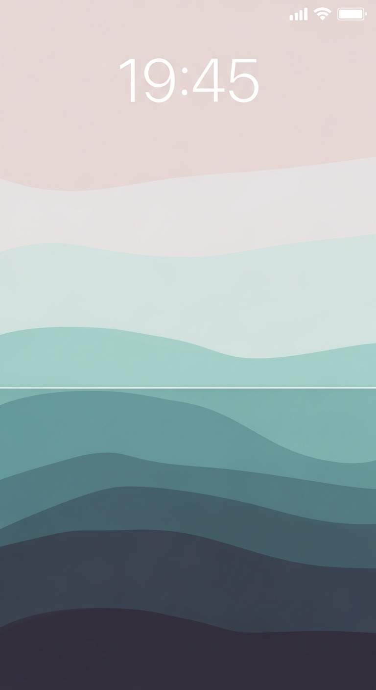 Minimalist iPhone Wallpaper in Calming Pastels | Abstract Pattern Minimalist iPhone Wallpaper in Calming Pastels | Abstract Pattern