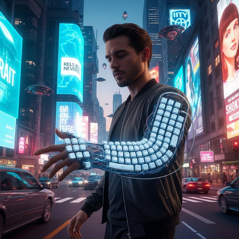 Innovative Handheld Keyboard for On-the-Go Typing Innovative Handheld Keyboard for On-the-Go Typing