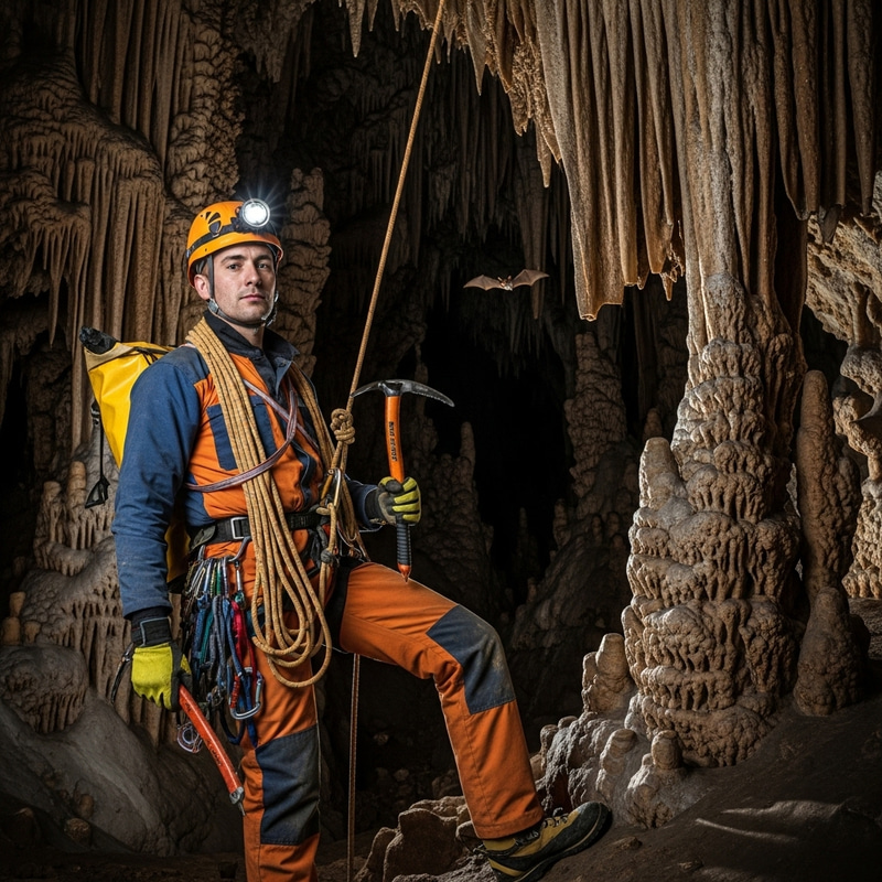 Exploring Speleologist - Spelunker Gear & Formations Exploring Speleologist - Spelunker Gear & Formations