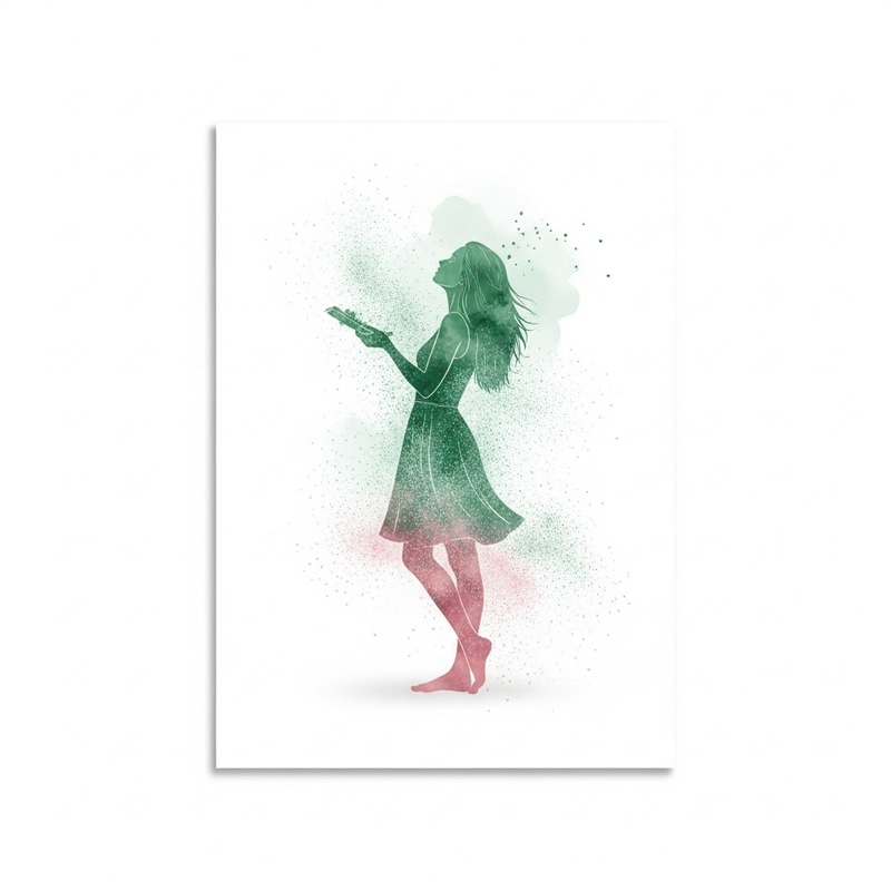 Elegant Contemporary Woman Artwork | Modern Elegance