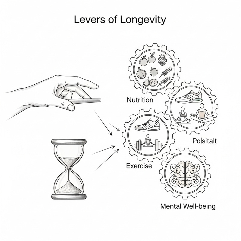 Levers of Longevity: Balancing Nutrition, Exercise, Mental Well-being Levers of Longevity: Balancing Nutrition, Exercise, Mental Well-being