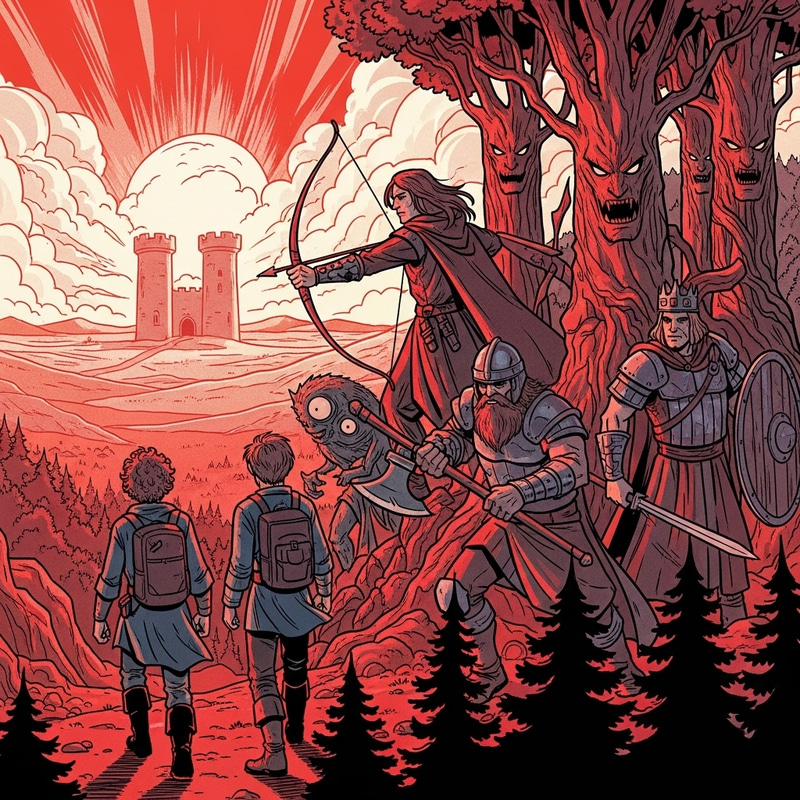 The Two Towers | Epic Fantasy Book Cover Art