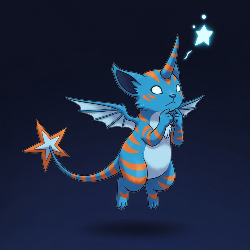 Unique Pokémon: The Striped Star Creature