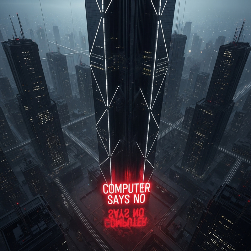 Neon Cyberpunk Avatar: Computer Says No Concept Art