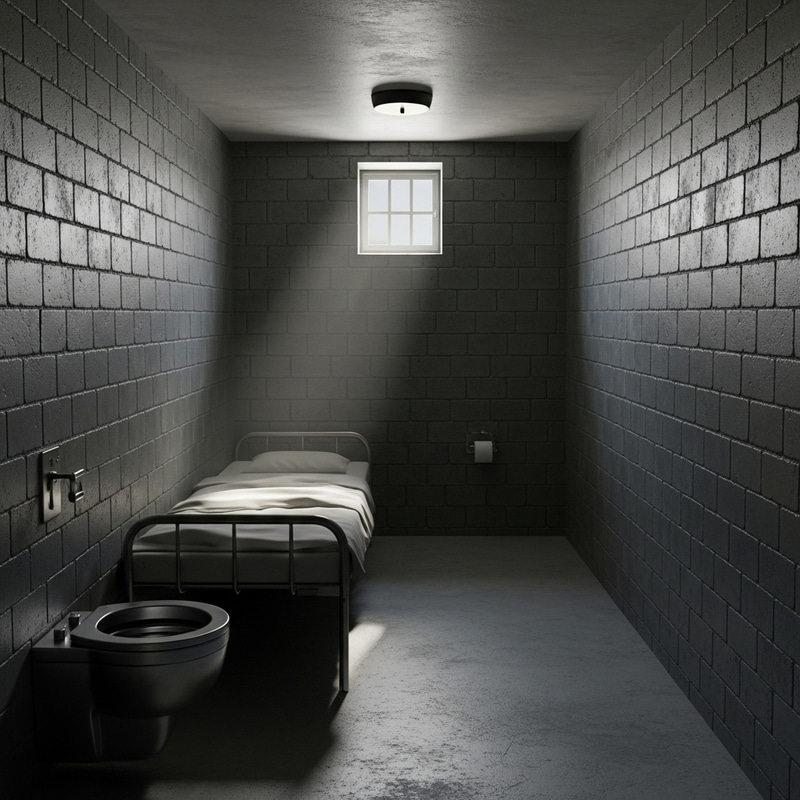 Inside a Serene Prison Cell Inside a Serene Prison Cell