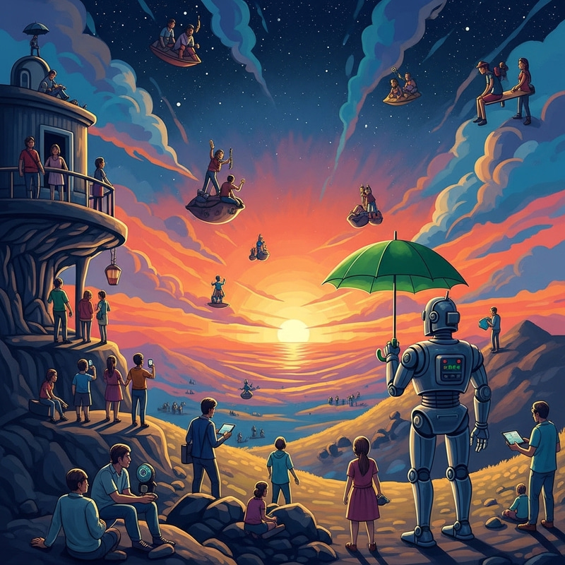 Most Creative Art: Vibrant Abstract Landscapes Most Creative Art: Vibrant Abstract Landscapes