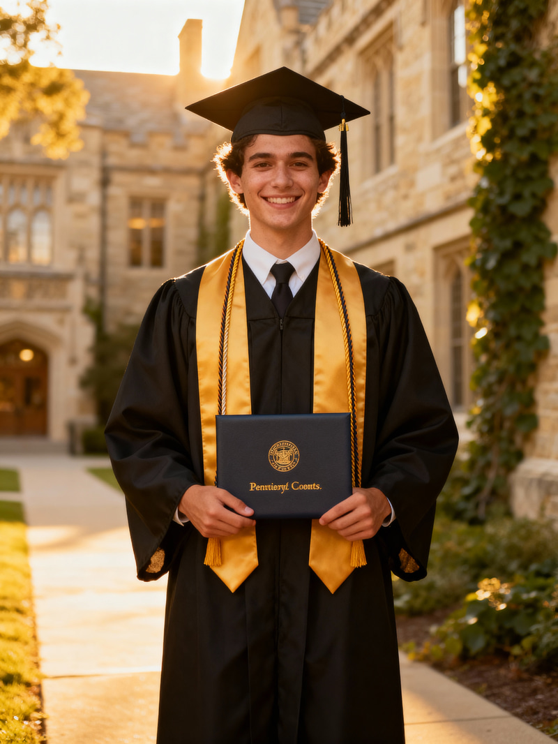Stunning Graduation Portraits at Historic Campuses