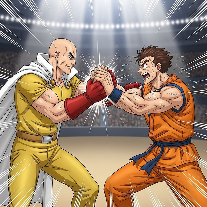 Saitama vs Goku: Epic Showdown of Strength