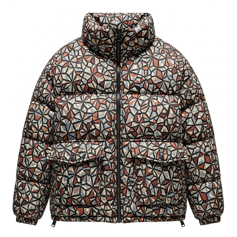 Stylish Puffer Jacket with Cool Design | Urban Fashion