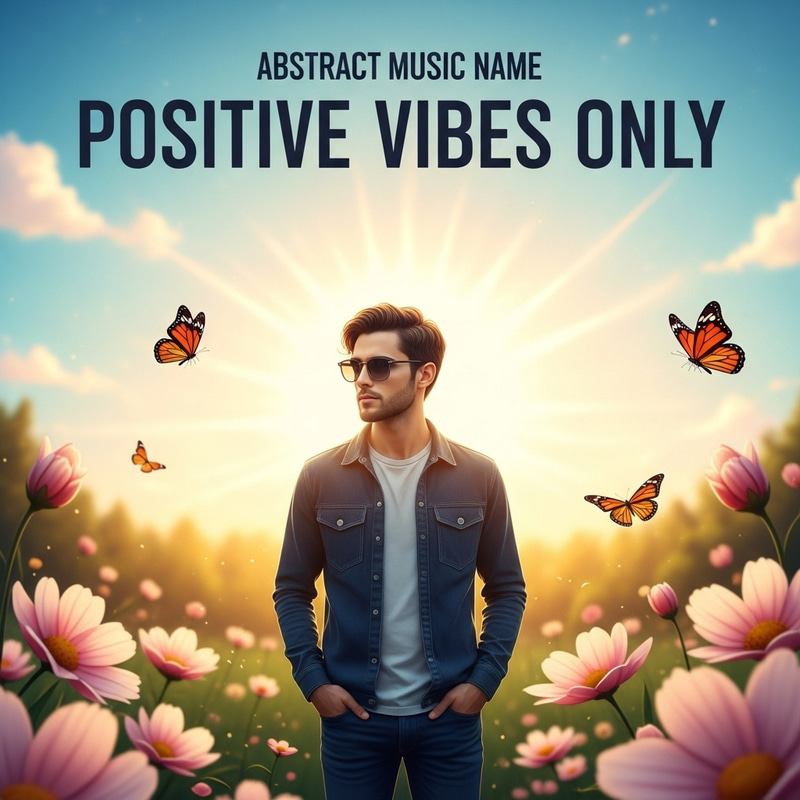 Positive Vibes Only Album Cover by RJ Griffith