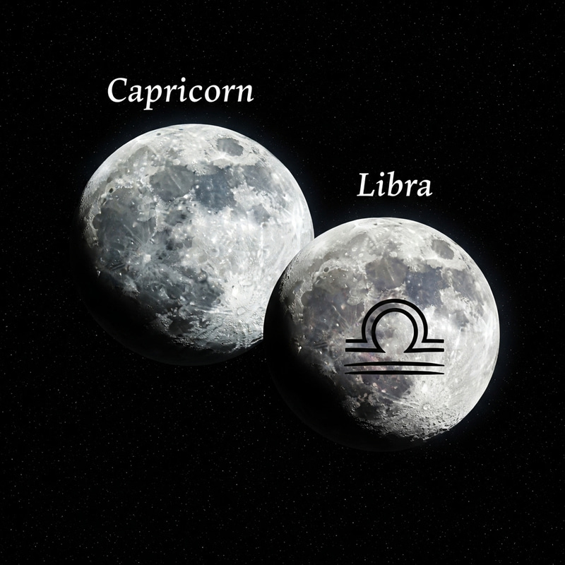 Capricorn & Libra Moon Merge: Celestial Harmony