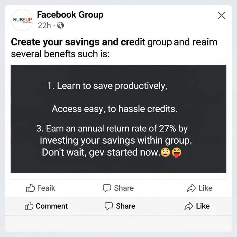 Start Your Savings and Credit Group Now  | Easy Credit, High Returns