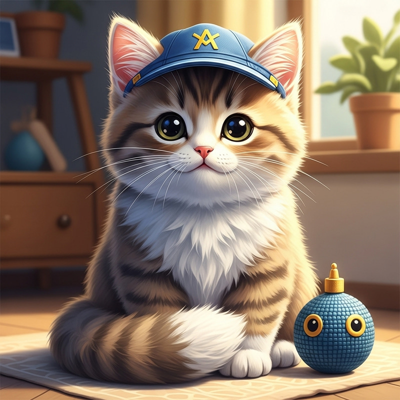 Cute Drawn Cat - Domestic Feline Delight | Website Name Cute Drawn Cat - Domestic Feline Delight | Website Name