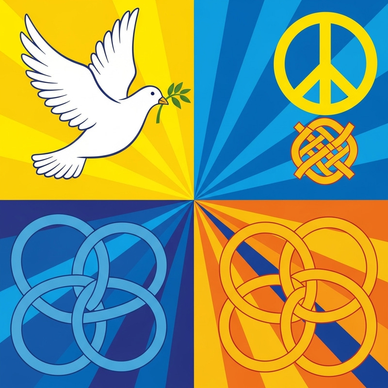 Vibrant Flag of Peace and Unity