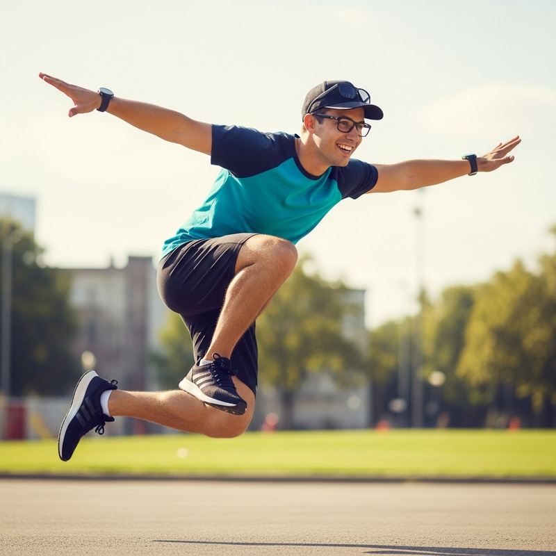 Enthusiastic Humanoid Leaping with Joy Enthusiastic Humanoid Leaping with Joy