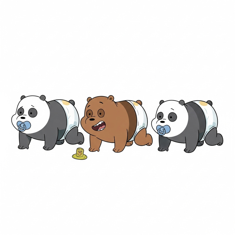 Newborn We Bare Bears Animated Cartoon Newborn We Bare Bears Animated Cartoon