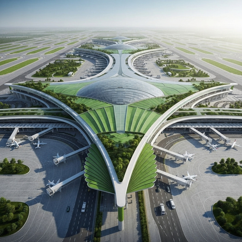 Anahaw-Inspired Airport Architecture: Nature-Inspired Design Anahaw-Inspired Airport Architecture: Nature-Inspired Design