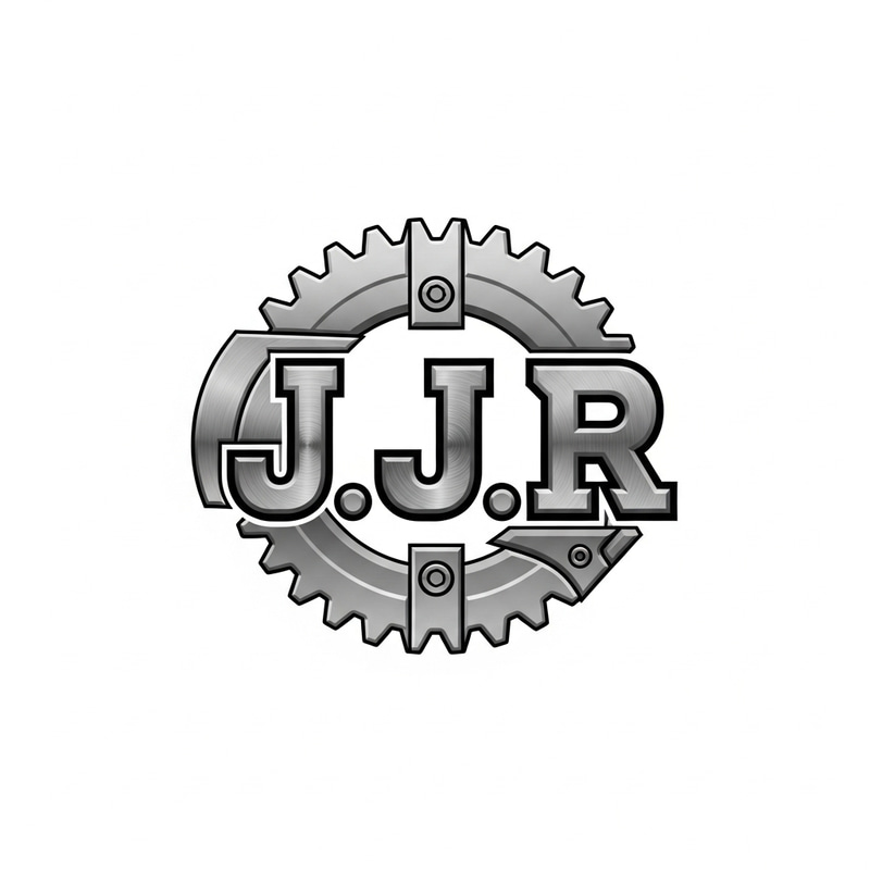 Exclusive Mechanical Logo Design with J.J.R Initials Exclusive Mechanical Logo Design with J.J.R Initials