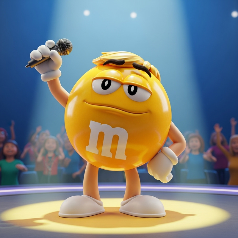 Eminem Impersonates as an M&M Character