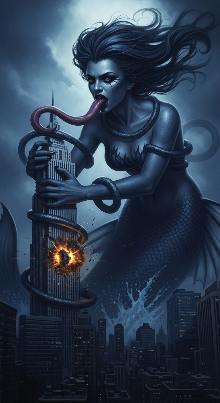 Ariel Transformed: The Colossal Mermaid of Chaos Ariel Transformed: The Colossal Mermaid of Chaos