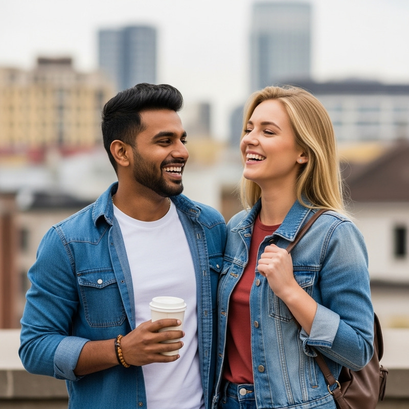 Close-Knit Friendship Across Cultures: South Asian Male & Caucasian Female Besties