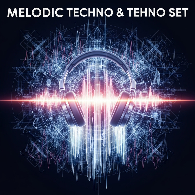 Intriguing Melodic Techno & Techno Set Album Art
